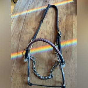 KLU Cool Whip Hack with leather one ear headstall..